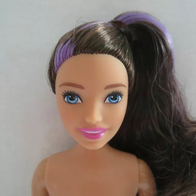 NEW 2020 MATTEL Barbie Skipper Doll Brunette Purple Streak High