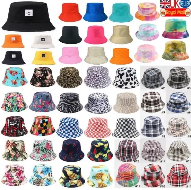 Bucket Hats Festival Bright Colour Fisherman Hat Cap Beanie RAVE Dance IBIZA sun