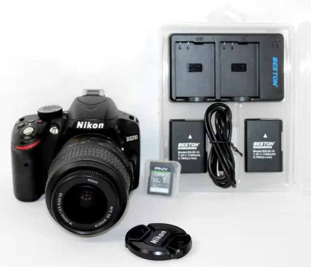 nikon d d3200 24.2 mp digital slr camera