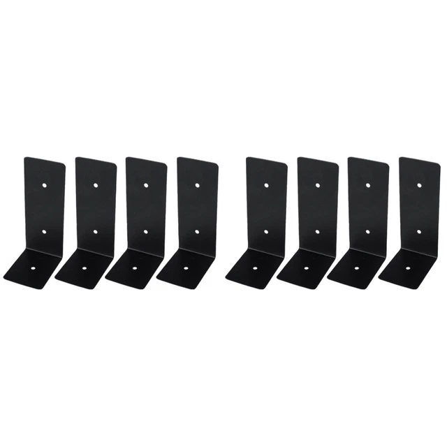 8 Pcs Iron Shelf Bracket L Shape Corner Brace Shelves Frame Holder Heavy