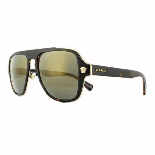 Versace 2199 Medusa Charm Sunglasses - Tortoise/Havana