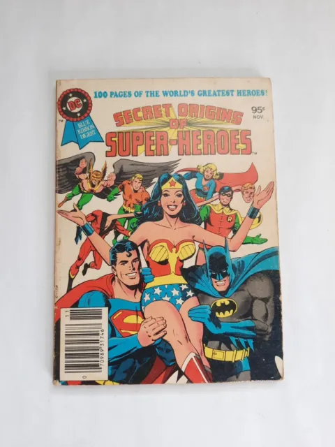 Dc Blue Ribbon Digest Secret Origins Of Super-Heroes # 19 Fall 1979 Wonderwoman