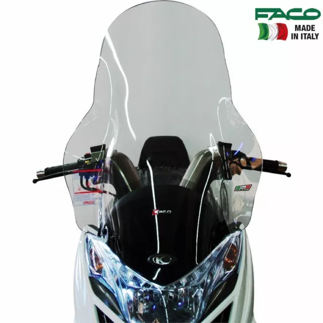 Faco 23316 Parabrezza 4Mm Trasparente Kymco Grand Dink G-Dink 300 2012 2014