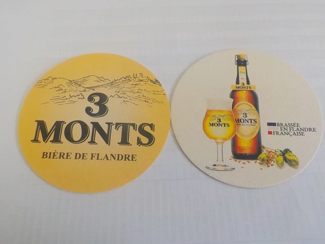 1 SOUS BOCK  BIERE   BRASSERiE 3 MONTS