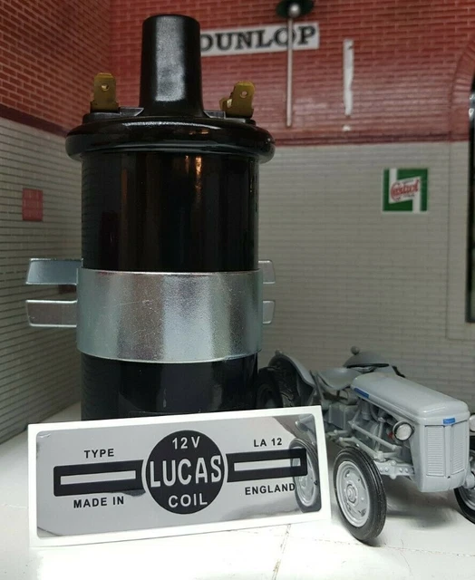 Ferguson TE20 Allumage Bobine Tracteur Lucas 12v LA12 Reproduction Push Prise