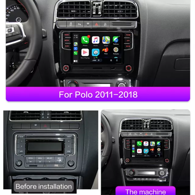 Autoradio RCD360 PRO2 RCD330 Carplay Android Auto Bluetooth pour Golf Polo Caddy 2