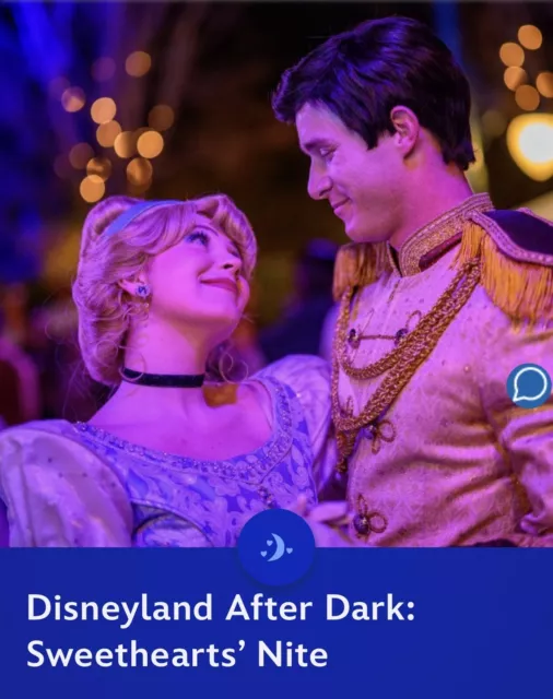 TWO(2) DISNEY DISNEYLAND CA Sweethearts Nite Tickets 2024 For February