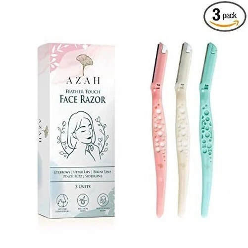 Azah Feder Touch Gesicht Rasierer Für Gesichts-/ Augenbrauen/ Stirn Haar Removal