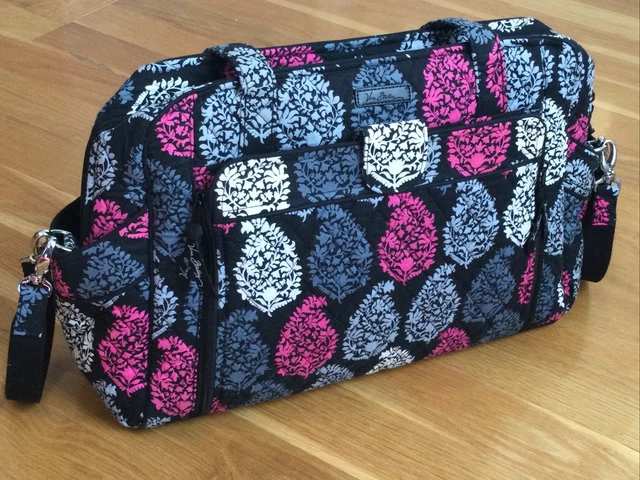 VERA BRADLEY TOTE BAG Laptop Travel Shop Carry-on NORTHERN LIGHTS Purse Luggage