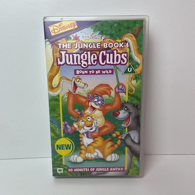 THE JUNGLE BOOK S Jungle Cubs VHS 1997 VHS Disney Tape Classic Kids the-jungle-book-s-jungle-cubs-vhs-1997-vhs-disney-tape-classic-kids