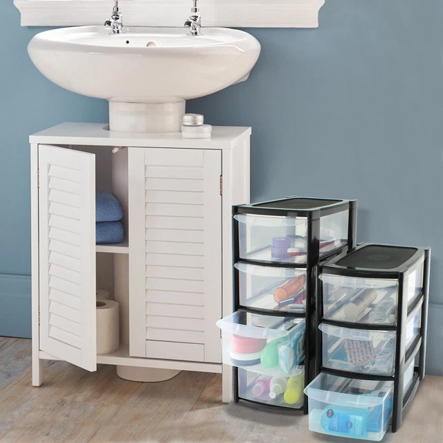 PLASTIC STORAGE DRAWERS Tower Unit Desktop Home Bathroom School