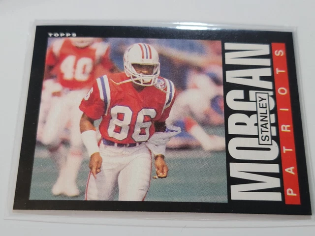 STANLEY MORGAN 1985 Topps #329.  PATS - Nice Shape