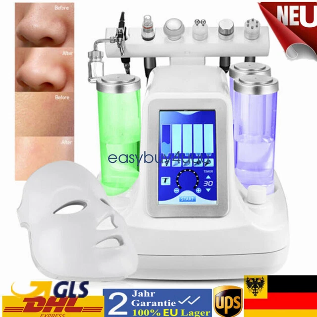 6/7 en 1 Hydro Water dermoabrasión aparato de cuidado facial Aqua Peel máquina de belleza