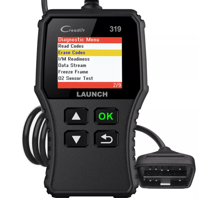 Launch CR319 Scanner Auto Diagnostic OBD2 EOBD Lecteurs Codes d’Erreur du Moteur