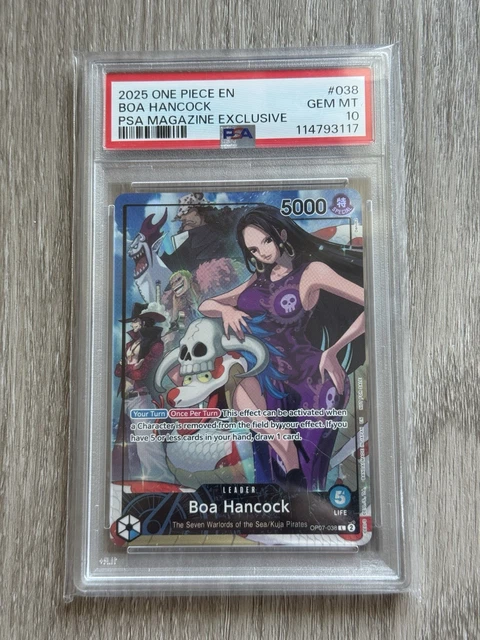 2025 ONE PIECE Promos Psa Magazine Exclusive #038 Boa