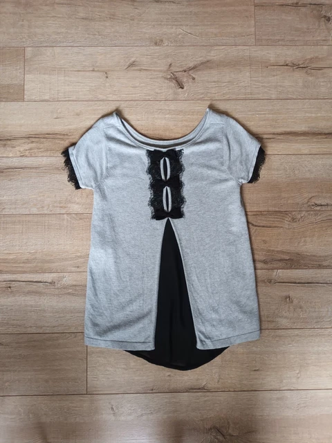 Top NAF NAF à Motifs Floraux Bleu - Taille 2 En Polyamide - Bon état