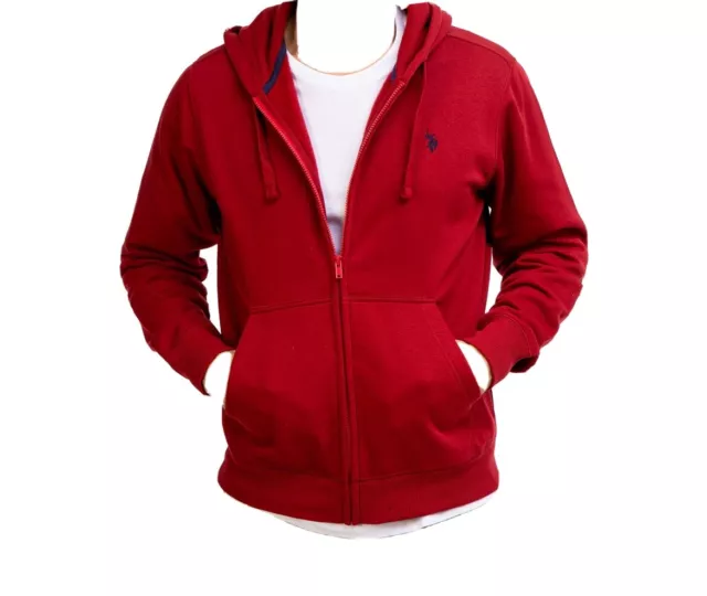 U.S. Polo Assn. Men's Fleece Full Zip Fleece Hoodie