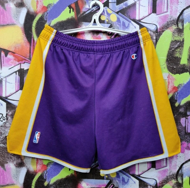 LOS ANGELES LAKERS NBA Basketball Shorts Vintage 90s Top Champion Mens