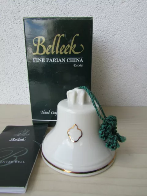 Belleek Fine Parian China Visitor Centre Replica Bell - Hand Crafted In Ireland