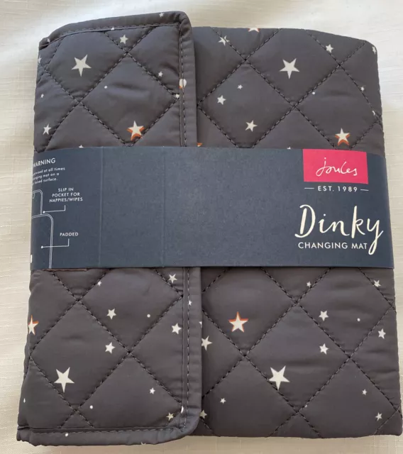 JOULES DINKY BABY Changing Mat Grey Stars New 24.95 PicClick UK