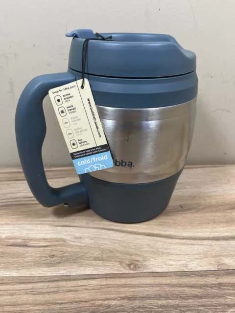 Bubba Classic Insulated Mug, 52oz Double-Insulated Mug with Handle-GRAY