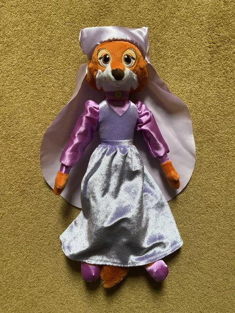 Genuine Disney Store Maid Marion Marian Plush Soft Toy Doll Robin Hood 45cm