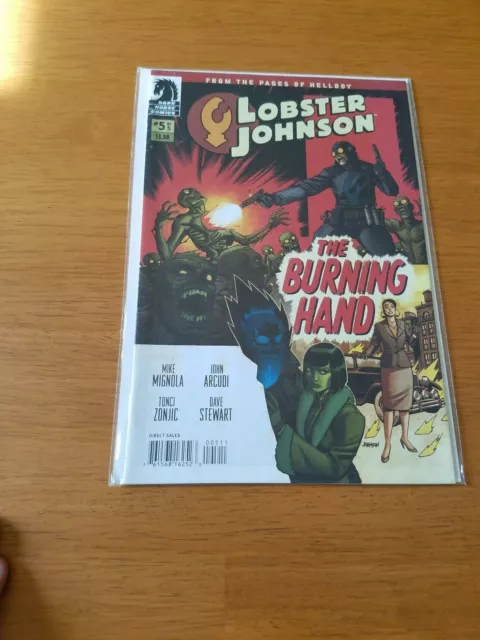Lobster Johnson- The Burning Hand #5 of 5 NM  (Dark Horse) comic book