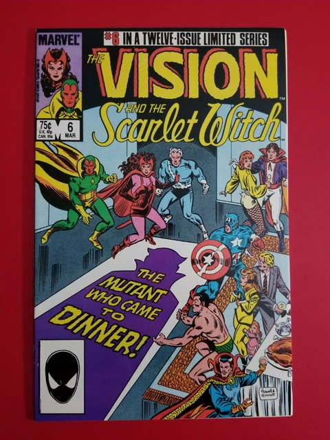 Marvel Comics - The Vision And Scarlet Witch #6 - Fine Plus Condition 1986