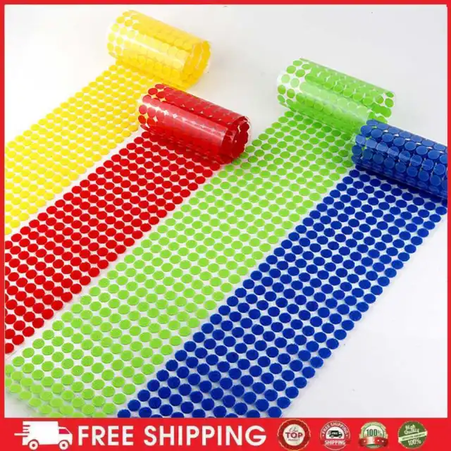 500 Pair 10mm Adhesive Stickers Portable Round Dots Sticker Tape DIY Accessories