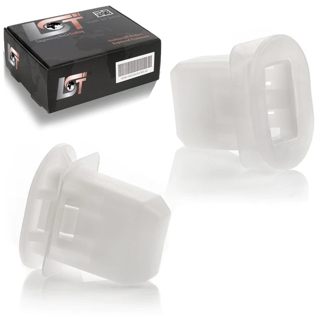 Clips Fixation Plage Arrière Peugeot – Gris – Compatible 106, 205, 206, 207, 208, 306, 308 – Lot De 2