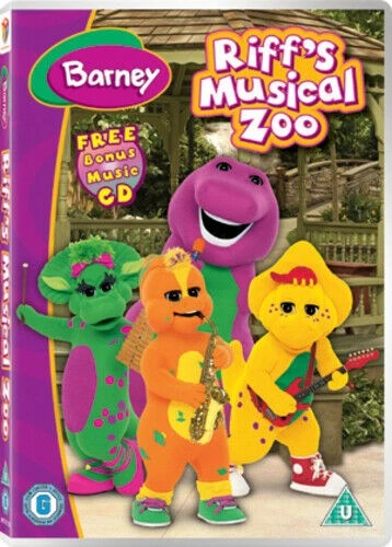 BARNEY RIFFS MUSICAL Zoo (2007) Barney the Dinosaur DVD Region 2 - Like ...
