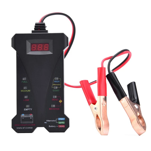 Tester batteria digitale 12 V tester carica batteria tester schermo digitale