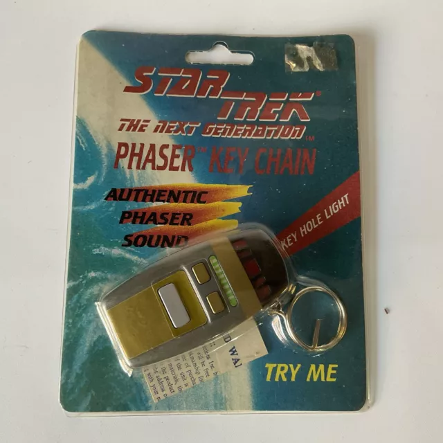 Star Trek The Next Generation Key Chain Phaser Moc Boxed