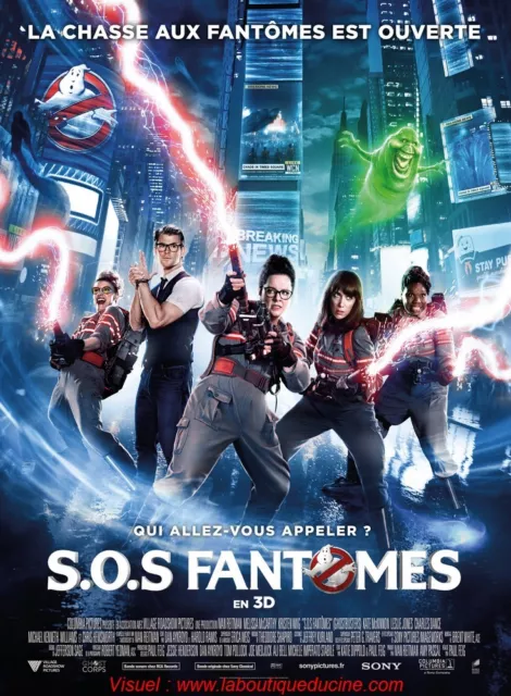GHOSTBUSTERS III SOS FANTOMES 3 Affiche Cinema / Movie Poster Chris Hemsworth