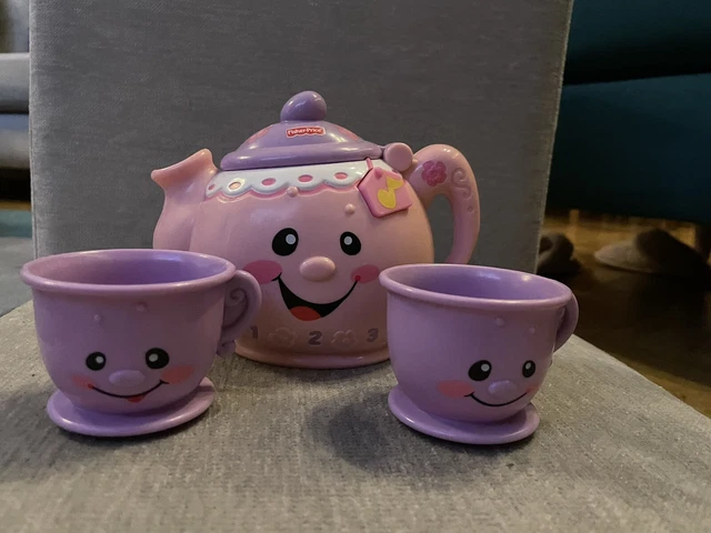 Bộ đồ chơi tiệc trà Fisher-Price Laugh & Learn Sweet Manners Tea Set