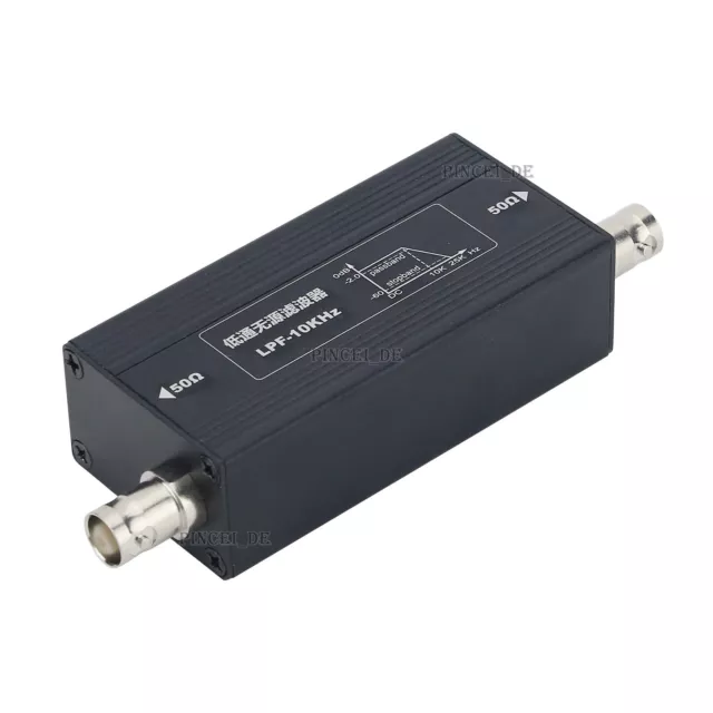 High Quality LC Passive Low Pass Filter LPF-10KHz with Dual BNC Female Connector
