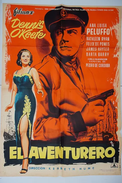 EL AVENTURERO  --  Poster Cartel de Cine