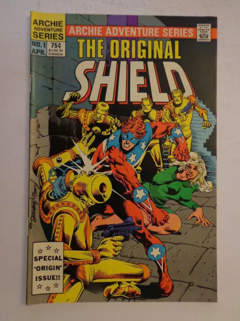 The Original Shield Greim Ayers #1 Archie Comics Adventure Series April 1984 NM