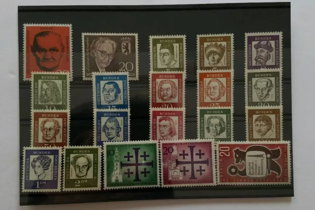 Germany BERLIN Complete Year 1961 Stamp Set Mint Never Hinged MNH German Stamps