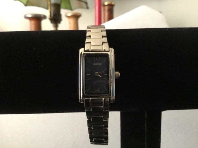 時計 GUCCI WATCH GUCCI Women stainless silver Bangle Cuff 1600 Watch 0065468