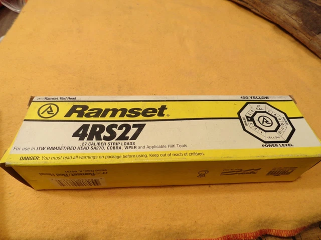 Ramset 4RS27 .27 caliber strip loads