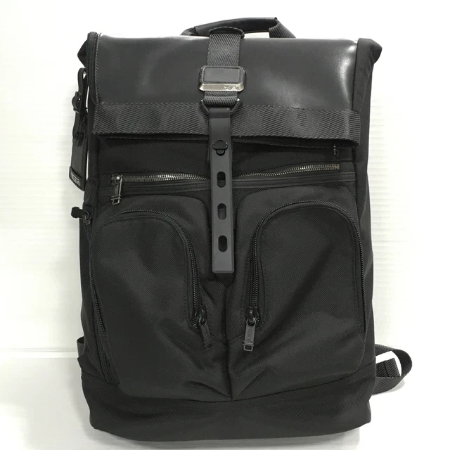 S17R TUMI  Free    ALPHA Bravo  London  Roll Top Backpack 232388 Rucksack Busi