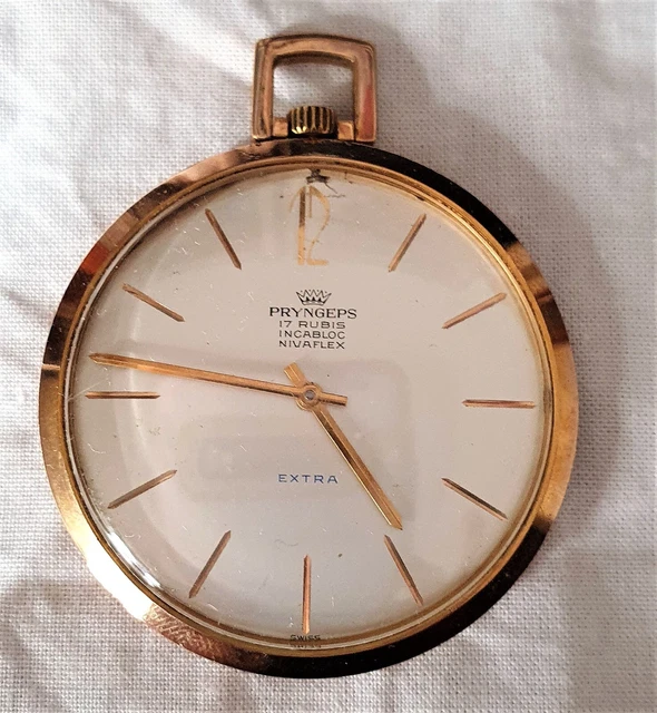 Excelente Reloj Orologio Pryngeps 17 17 Rubis Orologio Oro Valore