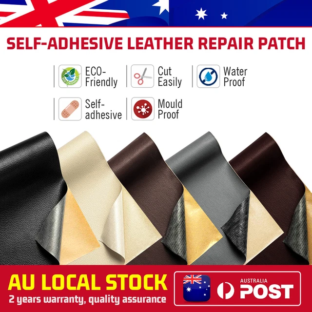 NEW LEATHER REPAIR Tape Self-Adhesive Patch Sticker for Car Seats Couch ...
