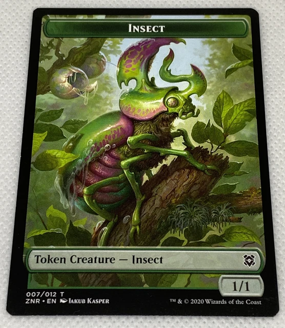 Magic The Gathering | Mtg Rare Token Creature Card | Near Mint | Insect