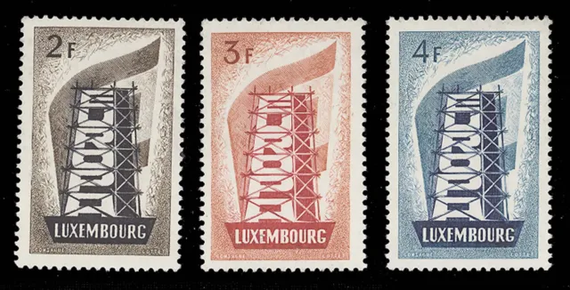 Luxembourg #YT514-YT516 MNH CV€450.00 1956 Europa CEPT [Mi555-Mi557 318-320]