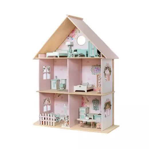 Stafil DIY Flat Pack Wooden Miniature Dollhouse Furniture