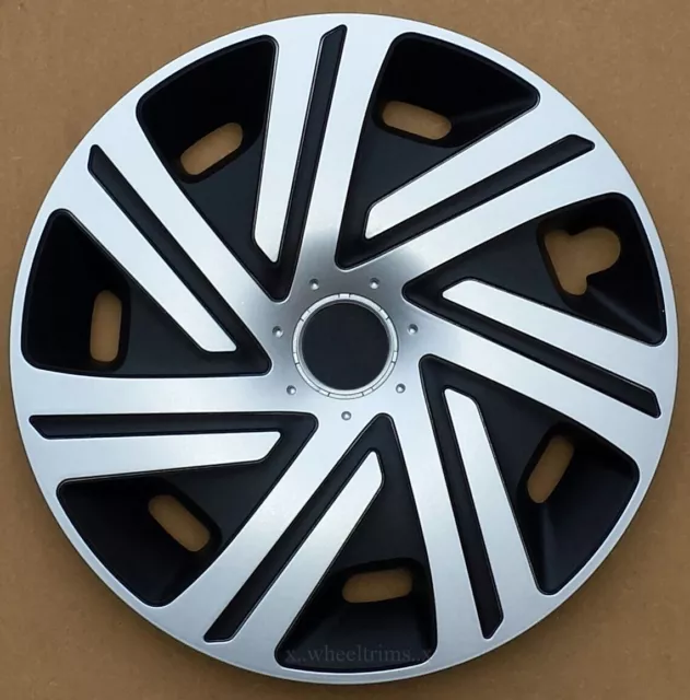 Black gloss 15" wheel trims to fit Vw Caddy