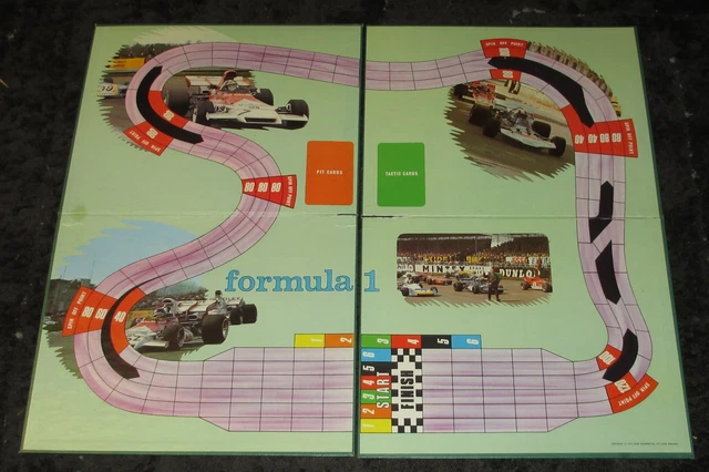 RARE FORMULA 1 One Motor Car Racing Board Game Waddingtons $37.50 ...