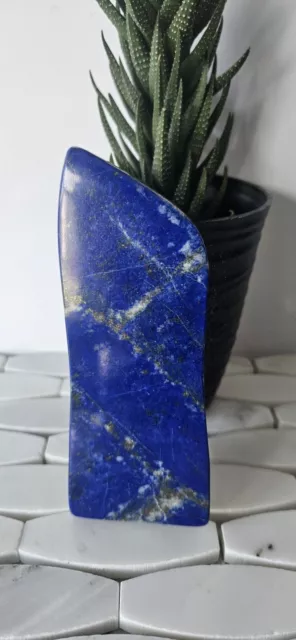 Natural Lapis Lazuli, Free Form Stone, Tumbled,